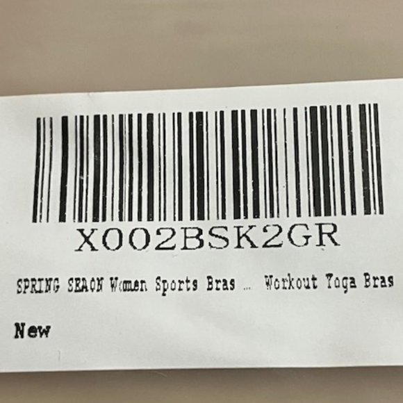 Spring Seaon Women's Fluorescent Pink Strappy Sports Bra L NWT - Picture 3 of 7